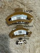 Teleties Open Claw Clip-Hair Accessories-teleties-The Silo Boutique, Women's Fashion Boutique Located in Warren and Grand Forks North Dakota