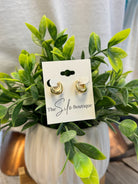 Dipped Hinge Earrings-Earrings-Fame-The Silo Boutique, Women's Fashion Boutique Located in Warren and Grand Forks North Dakota
