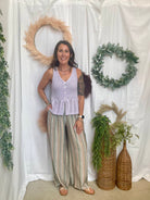 Stitch Mix Lavender Tank Top-Short Sleeve Tops-Doe and Rae-The Silo Boutique, Women's Fashion Boutique Located in Warren and Grand Forks North Dakota