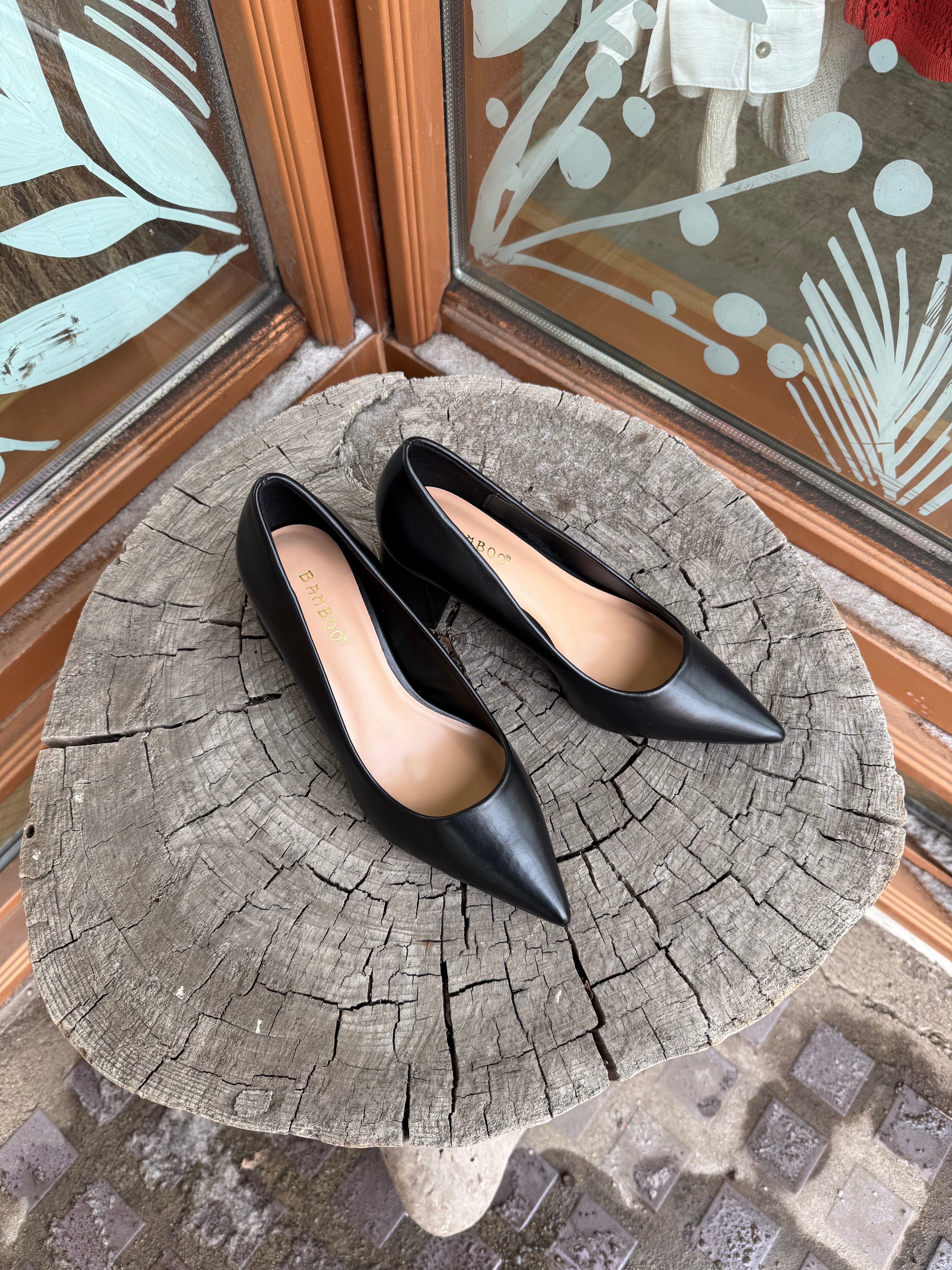 Starlike Black Heels-Final Sale-Heels-ccocci-The Silo Boutique, Women's Fashion Boutique Located in Warren and Grand Forks North Dakota