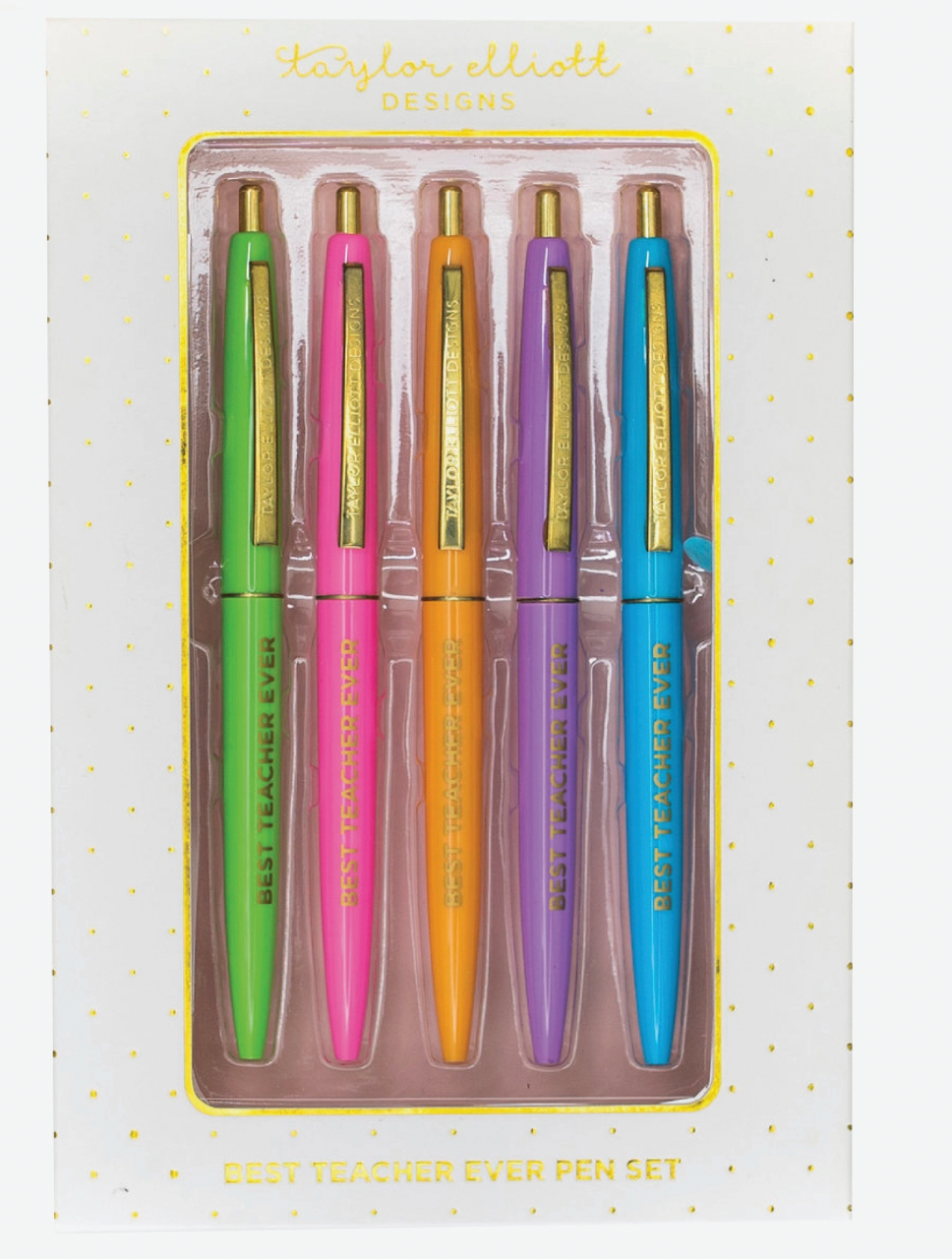 Best Teacher Ever Pen Set-Final Sale-pens-fair-The Silo Boutique, Women's Fashion Boutique Located in Warren and Grand Forks North Dakota